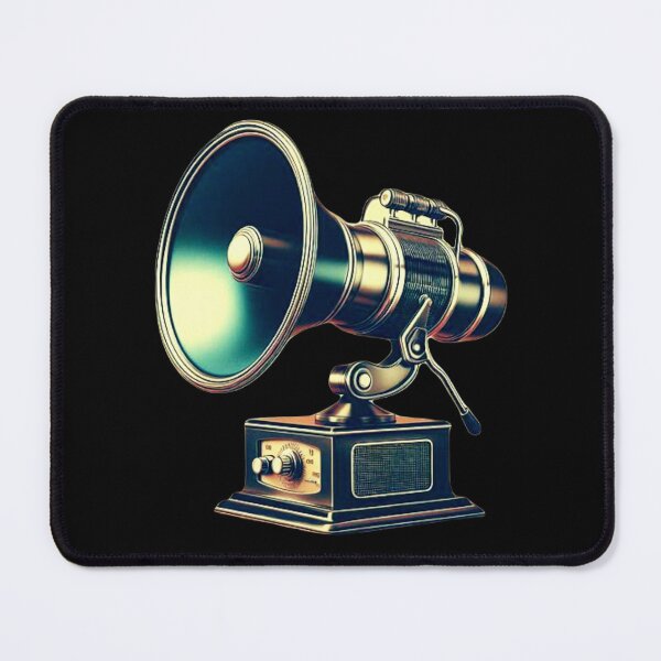 Item preview, loudspeaker megaphone music speaker retro vintage sound radio designed and sold by MaciejPetelski.