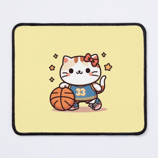 Item preview, Basketball cat kawaii no 33 designed and sold by SOMI SOMI.