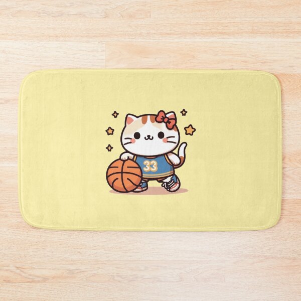 Item preview, Basketball cat kawaii no 33 designed and sold by SOMI SOMI.