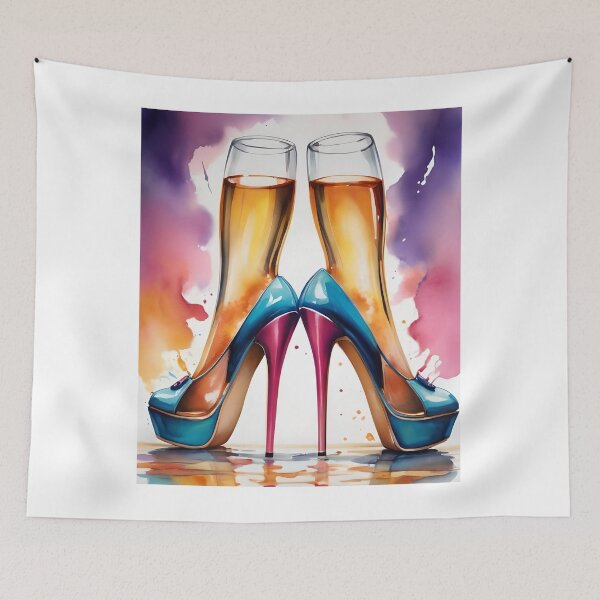 Item preview, Galentine's Glamour: Cheers to Friendship designed and sold by Gaynor Burrows.