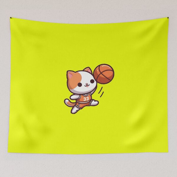 Item preview, Basketball cat dunk no 33 designed and sold by SOMI SOMI.