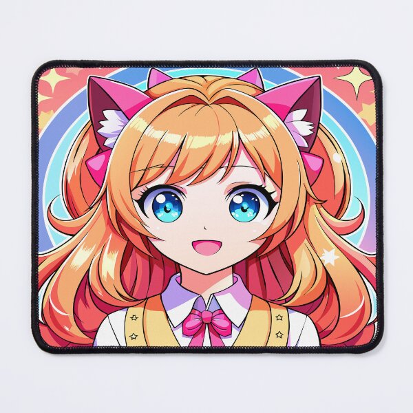 Item preview, Surprised Sweetness: Kawaii Anime Girl designed and sold by AgarutanPrint.