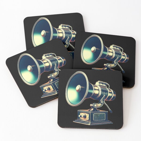 Item preview, loudspeaker megaphone music speaker retro vintage sound radio  designed and sold by MaciejPetelski.