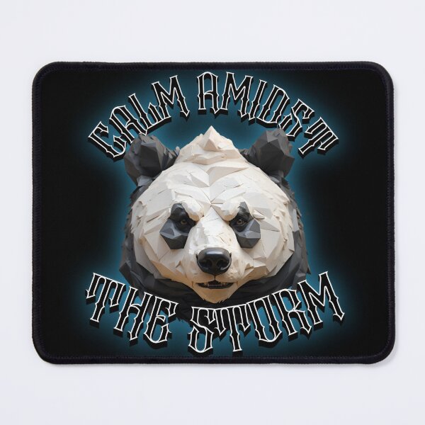 Item preview, Calm Amidst The Storm / Bear Motivation designed and sold by PolygonPinnacle.