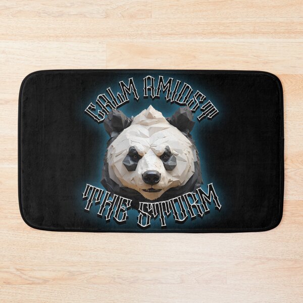 Item preview, Calm Amidst The Storm / Bear Motivation designed and sold by PolygonPinnacle.