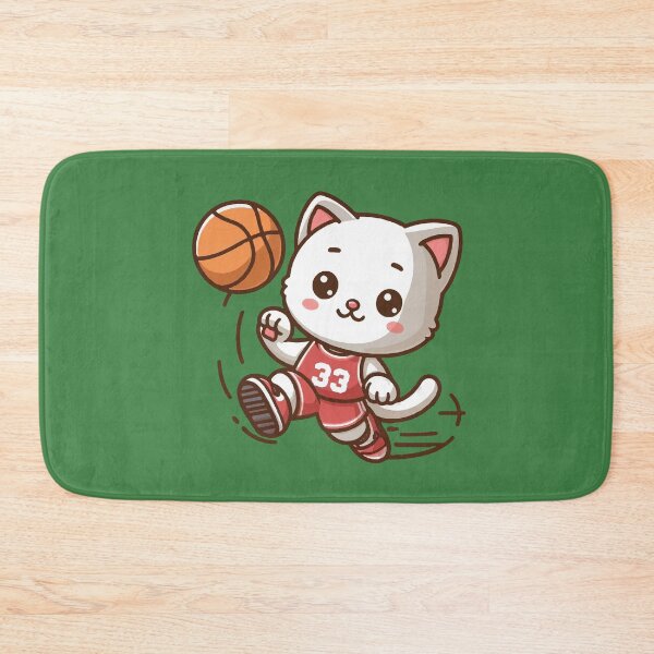 Item preview, Lay up Basketball cat designed and sold by SOMI SOMI.