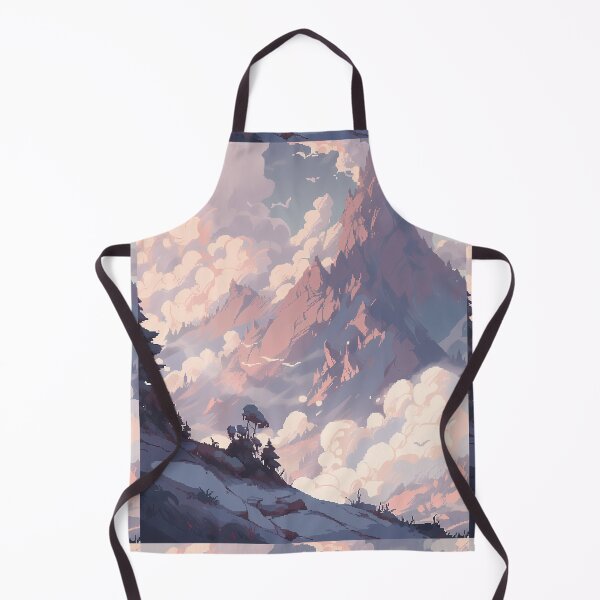 Item preview, Foggy Mountainscape- Pixel art designed and sold by octoboobs.