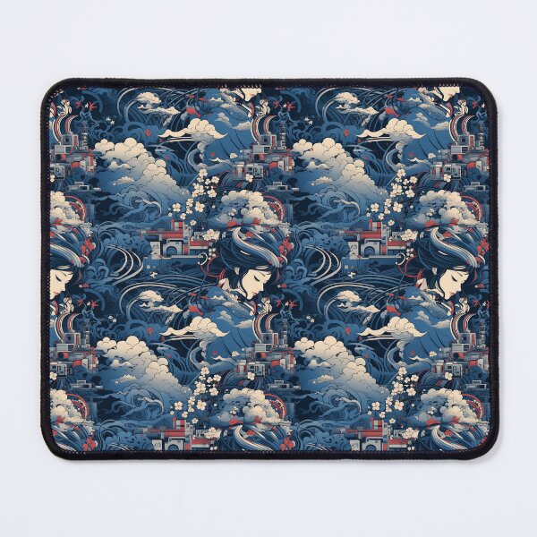 Item preview, Hokusai-inspired motifs designed and sold by MidArtForge.