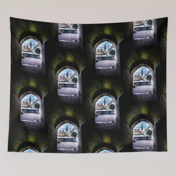 Item preview, Big Ben framed by archway  designed and sold by Mothboybrown.