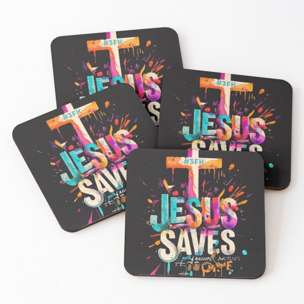 Item preview, Jesus Saves designed and sold by 3FoldKreation.