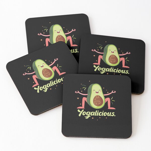 Item preview, Avocado Yoga - Yogalicious  designed and sold by PlayfulMuse.
