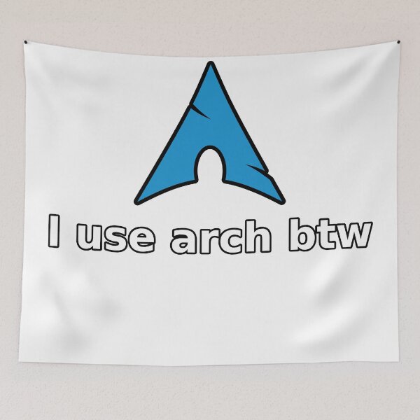 Item preview, I use arch btw flex linux designed and sold by Nivyx.