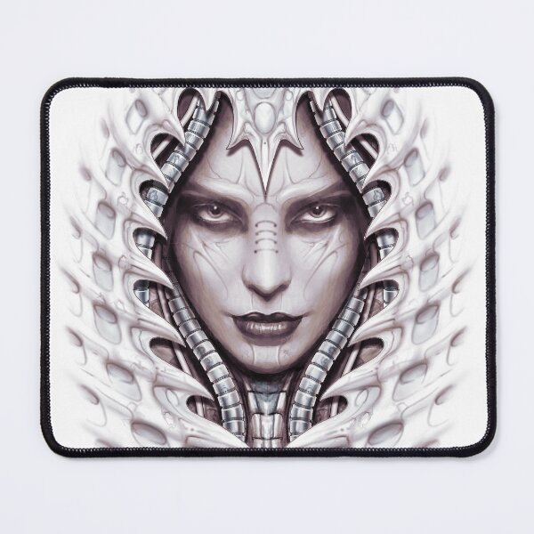 Item preview,  Lady Evil - Fantasy Biomechanic Illustration - grey Version designed and sold by KairoDesign.