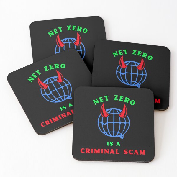 Item preview, Net Zero Is A Criminal Scam designed and sold by PurebloodDesign.