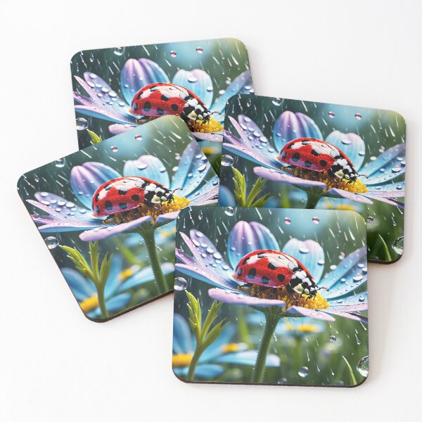 Item preview, Ladybugs in the rain designed and sold by LilithsDesires.
