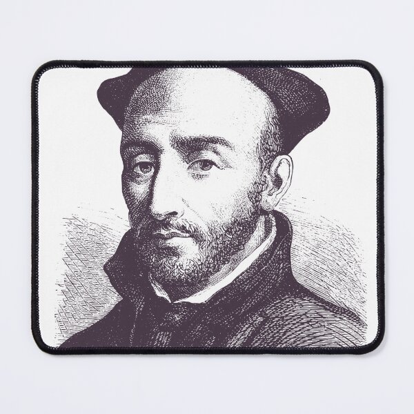 Item preview, St. Ignatius of Loyola Portrait Vintage Illustration designed and sold by Mercatura.