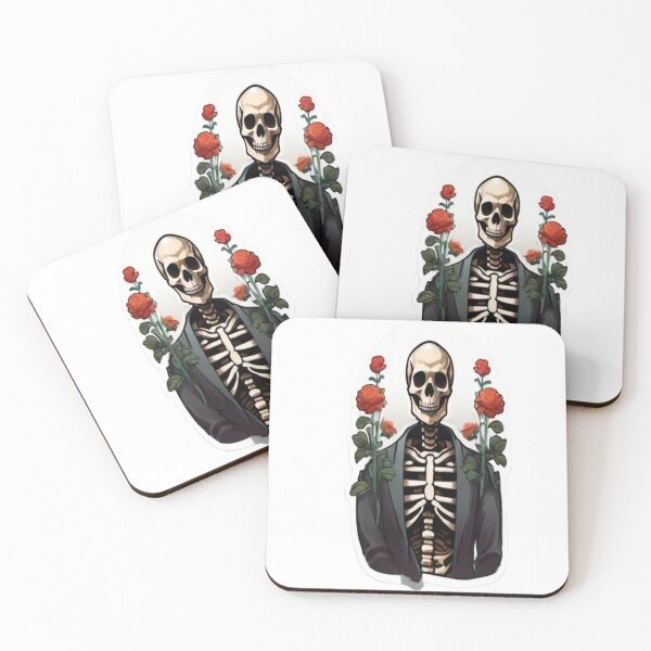 Item preview, Skeleton and some botany flowers. designed and sold by GALACTICArtsUSA.