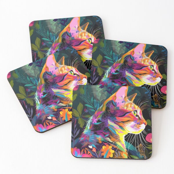 Item preview, color cat designed and sold by Blissandlove.