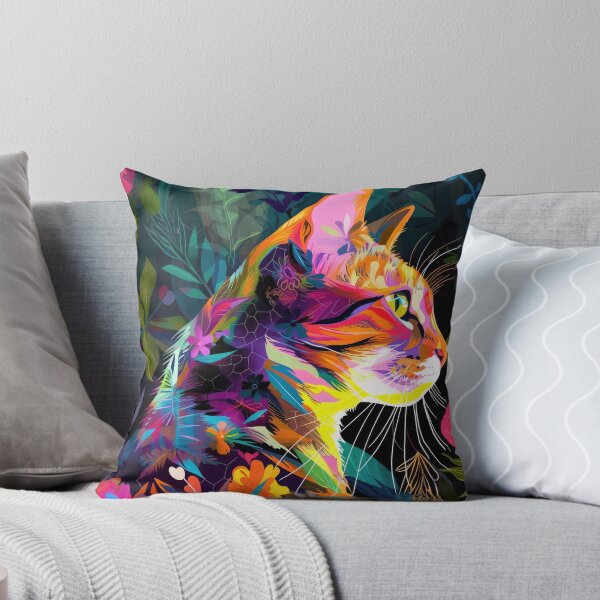 Item preview, color cat designed and sold by Blissandlove.