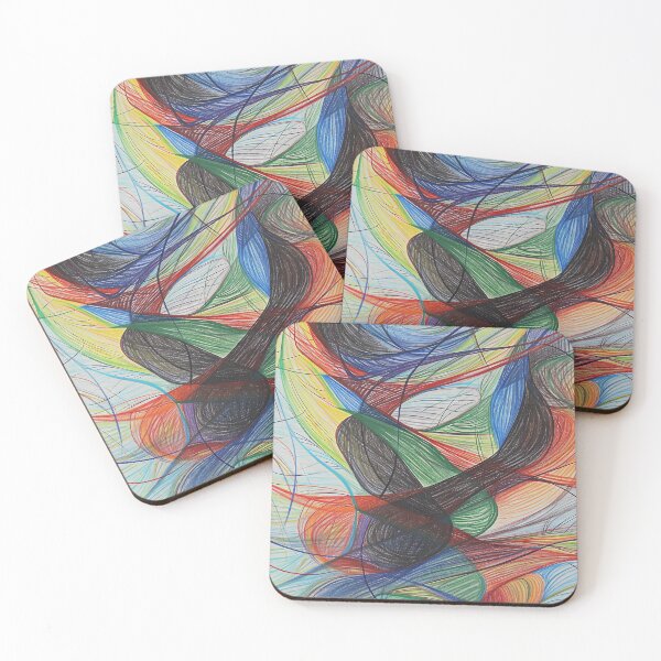 Item preview, Color Pencil Abstract designed and sold by lupesparx.