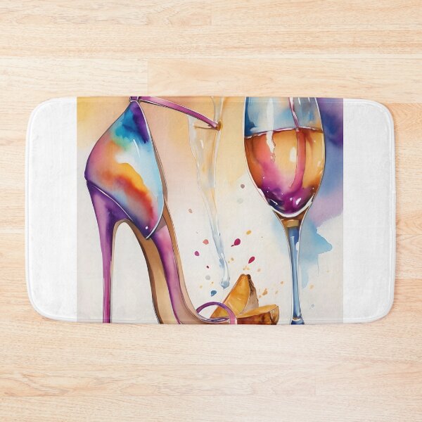 Item preview, Sip of Elegance: Galentine's Stiletto Splash designed and sold by Gaynor Burrows.