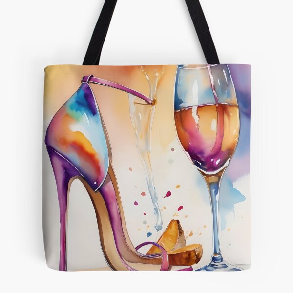 Item preview, Sip of Elegance: Galentine's Stiletto Splash designed and sold by Gaynor Burrows.