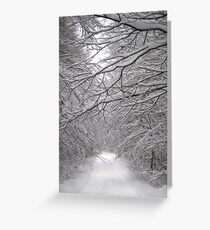 White and calm... Greeting Card