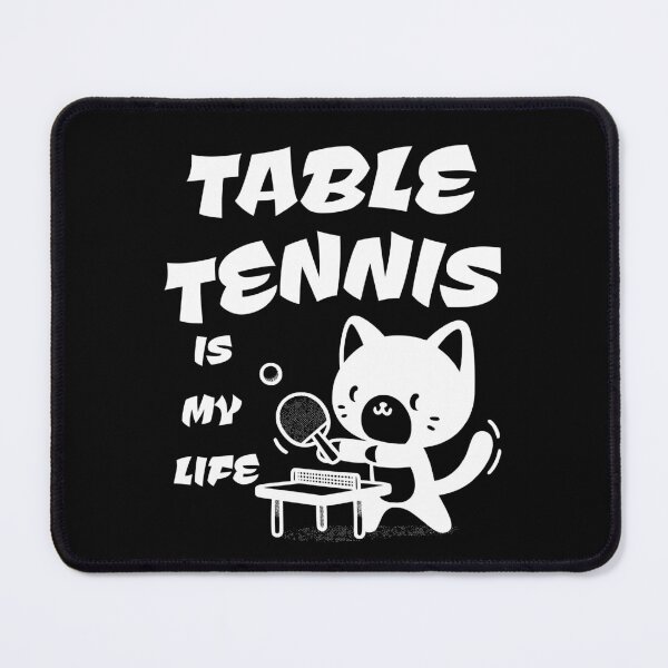 Item preview, Table Tennis Ping Pong Player Cat designed and sold by JoeStylistic.