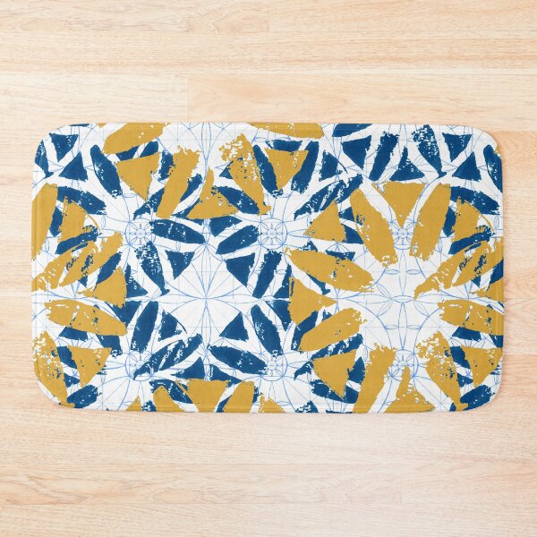 Item preview, floral tile print designed and sold by Andy Maffo Makes Art.