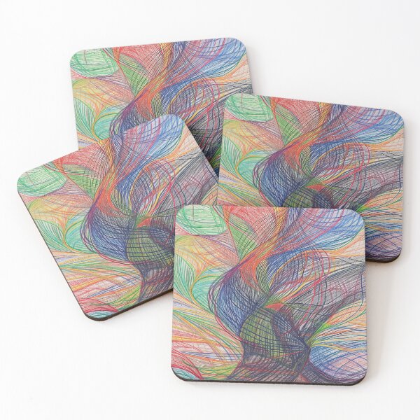 Item preview, Color Pencil Abstract 2 designed and sold by lupesparx.