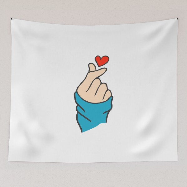 Item preview, Korean heart hand sign designed and sold by RemonMichel.