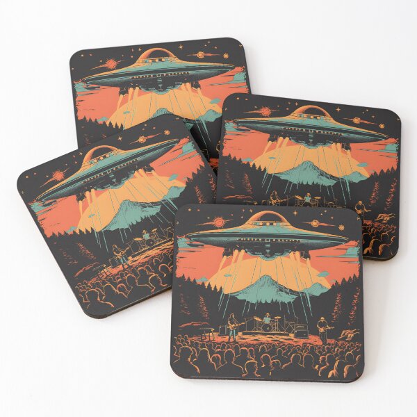 Item preview, Cosmic Concert: Alien Encounter Music Festival Art designed and sold by WildPalette-Art.