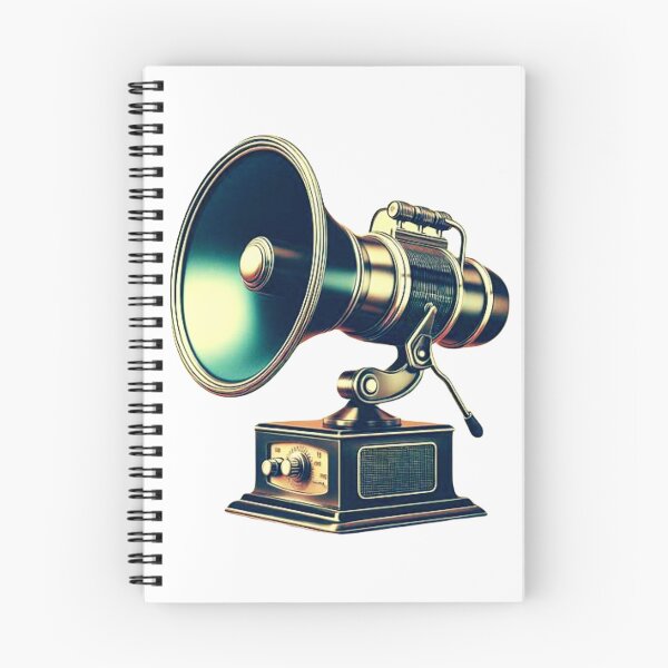 Item preview, loudspeaker megaphone music speaker retro vintage sound radio  designed and sold by MaciejPetelski.