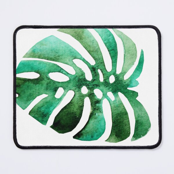 Item preview, monstera watercolor leaf art designed and sold by supervibesonly.
