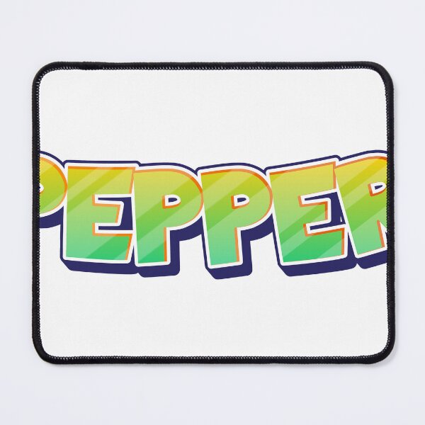 Item preview, PEPPER text sticker designed and sold by Sticktle.