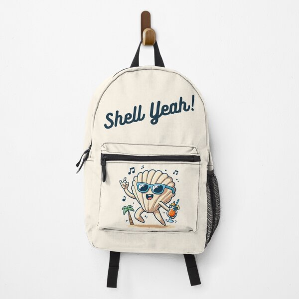 Item preview, Shell yeah, dancing shell on a beach designed and sold by YuliaHulia.