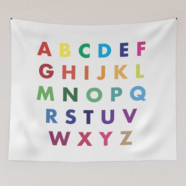 Item preview, ABC alphabet letter stickers designed and sold by Wolagno.