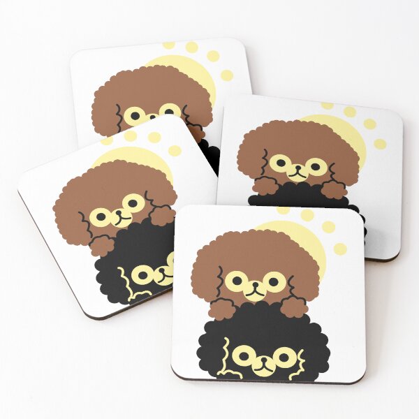 Item preview, Furry Friends Cute Dogs Fluffy Toy Poodles designed and sold by oneskyoneland.