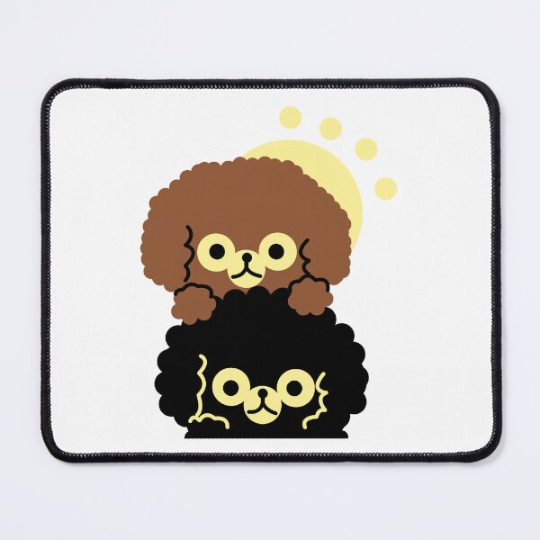 Item preview, Furry Friends Cute Dogs Fluffy Toy Poodles designed and sold by oneskyoneland.