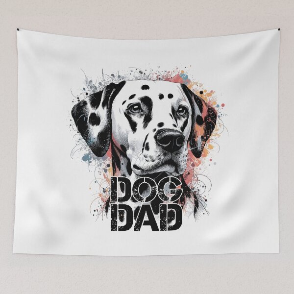 Artikelvorschau, Dog Dad Dalmatiner Hunde Papa Geschenk entworfen und verkauft von Pineapple-Tree.