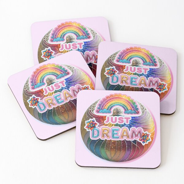 Item preview, Just Dream colorful rainbow with flowers designed and sold by shopsmarty.