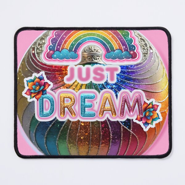 Item preview, Just Dream colorful rainbow with flowers designed and sold by shopsmarty.
