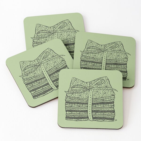 Item preview, SewLalla Fat Quarter Bundle line art drawing designed and sold by SewLalla.