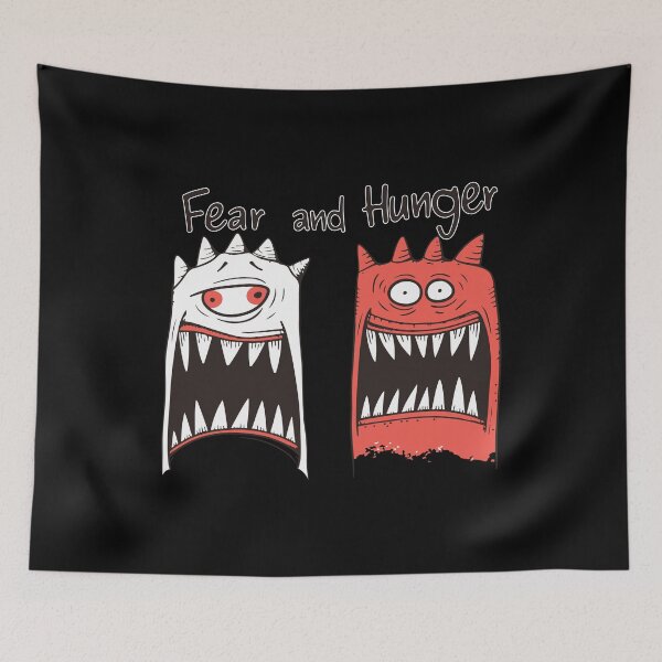 Item preview, Fear and Hunger - Horror scary monsters designed and sold by TheRealmWithin.