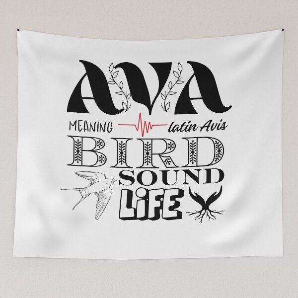 Item preview, AVA Name for Birthday Ava Name Meaning Personalized Gift designed and sold by CyberArtistOne.