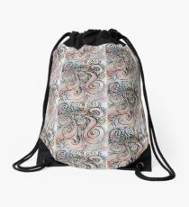 Squiggle, Squiggle, Squiggle Drawstring Bag