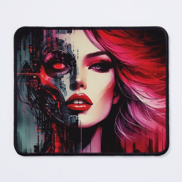 Item preview, Cyberpunk Femme Fatale neon noir designed and sold by RESToRAPTOR.