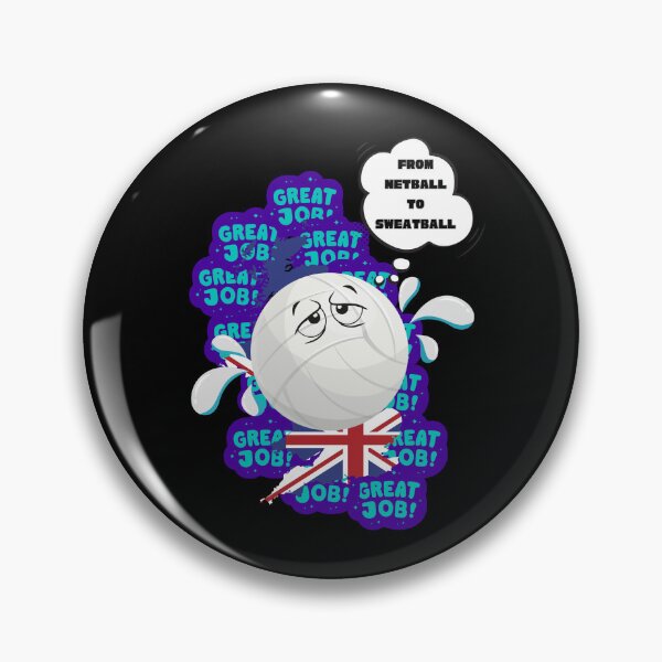 Artikelvorschau, England Netball Sweatball Witz Vereinigtes Königreich entworfen und verkauft von Inayvision.