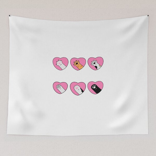 Item preview, pie de gato corazón. designed and sold by GameGing.
