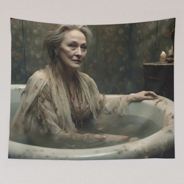 Item preview, Meryl Streep bath designed and sold by Joanne Walsh.